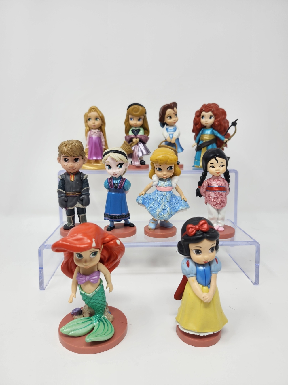 Disney Animators' Collection Deluxe Figure Play Set Lot 10 Princess